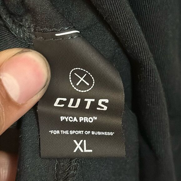 Cuts Clothing Men's Short  Sleeve Curve Hem Crew NeckSignature Fit Tee- XL - Picture 5 of 6